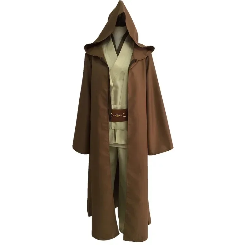 Star Wars Jedi Knight Cos Costume Set Anakin Skywalker Fans with Authentic Cloak and Light Saber