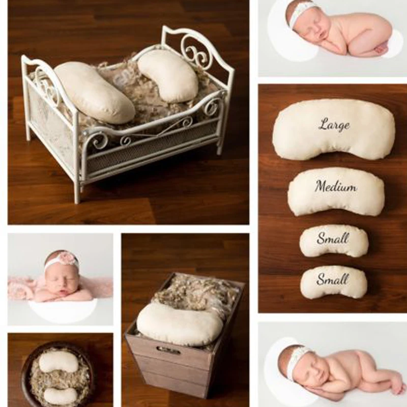 

Newborn Baby Photo Props Professional Posing Beans Pillow Photography Shoot Positioner Set 4Pcs/set