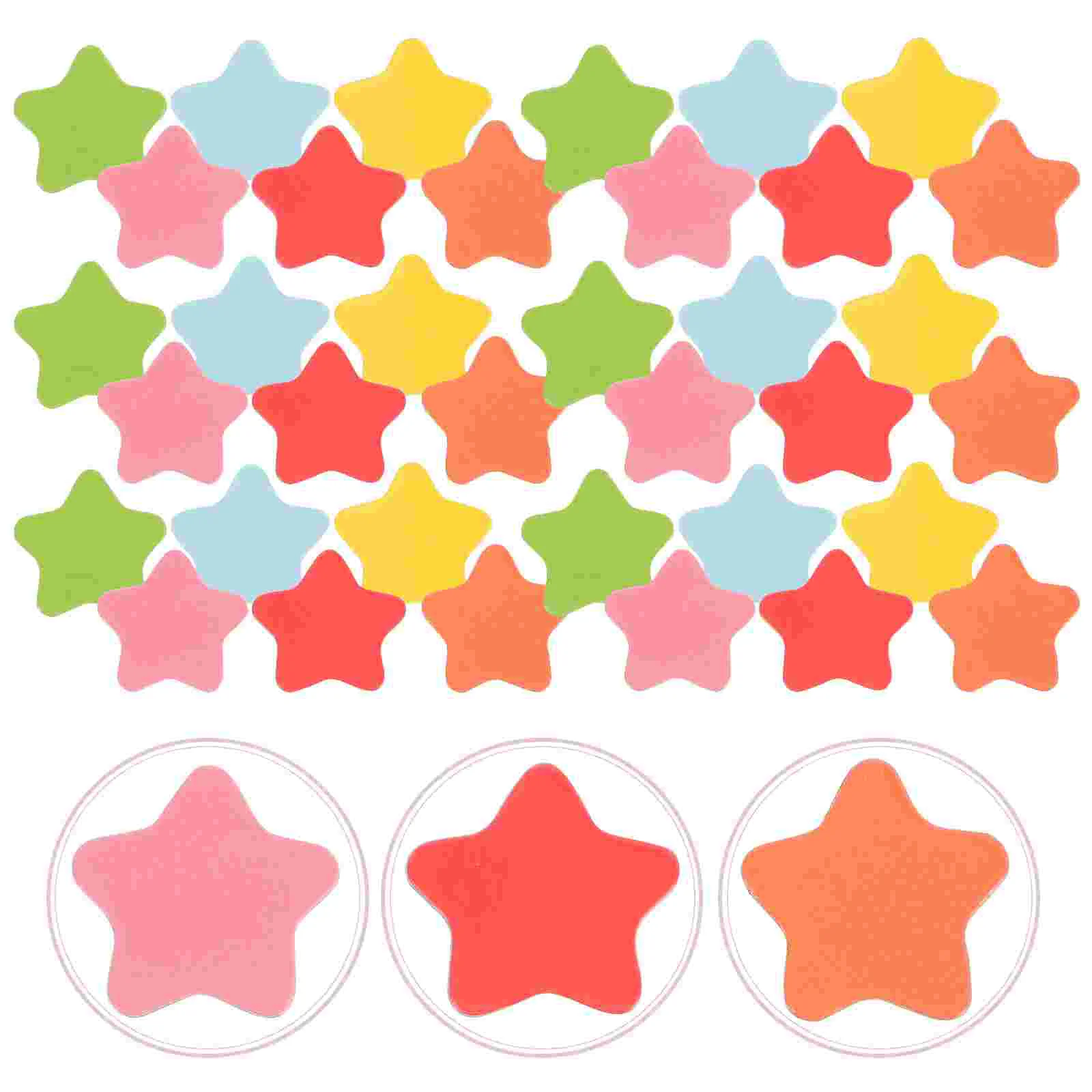120 Pcs White Board Fridge Magnets Refrigerator Star Shape Aldult Blackboard Sticker Stars For Kids Office magnetic fridge magnets magnetic sticker magnetic fridge stickers refrigerator decor
