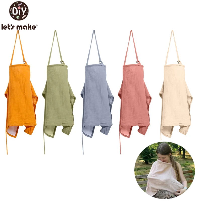 Let's Make Baby Feeding Nursing Covers Mum Breastfeeding Nursing Poncho Cover Up Adjustable Privacy Apron Outdoors Cloth