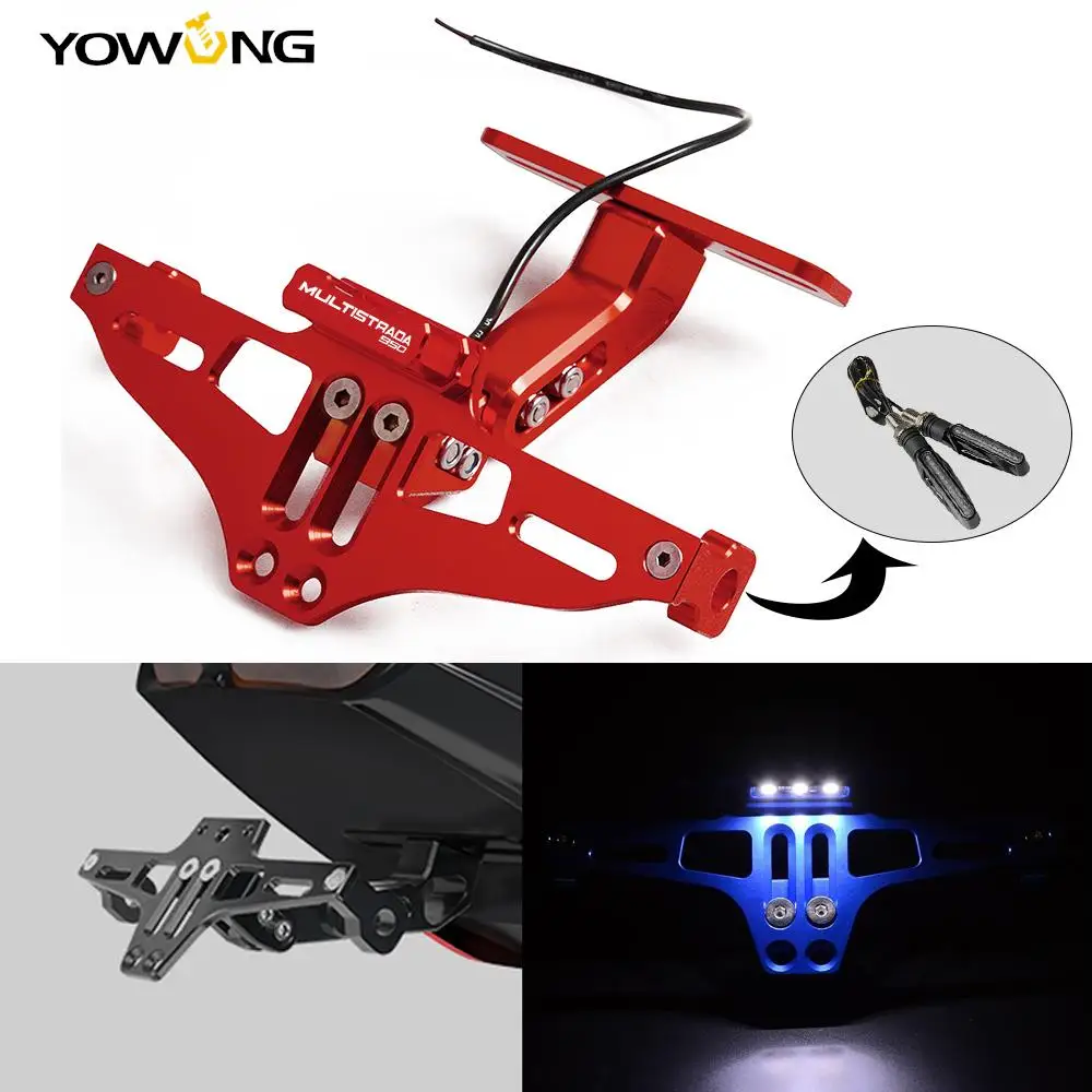 

Motorcycle Universal Rear License Plate Mount Holder and Turn Signal Light For DUCATI 950MULTISTRADA MULTISTRADA 950S all years