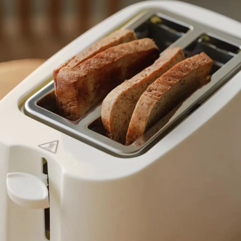 Toaster 1PC Stainless Steel Double Sided Bake Automatic Breakfast Machine
