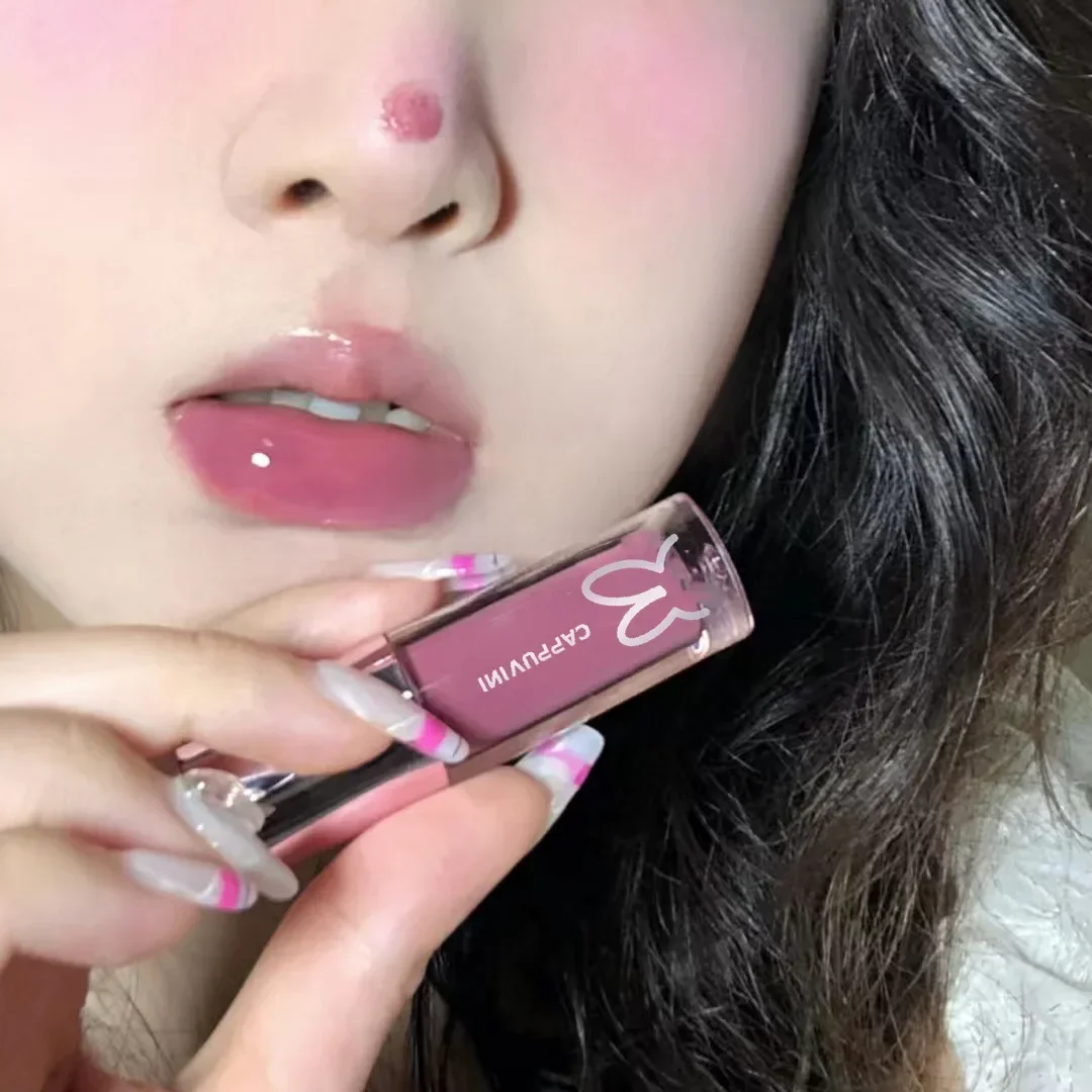 Lip Gloss 9 Colors Makeup Moisturizing Tinted Liquid Pigment Lipstick Reduce Lines Lasting Glitter Lip Oil Sexy Plumping Care lip gloss lip makeup lip oil