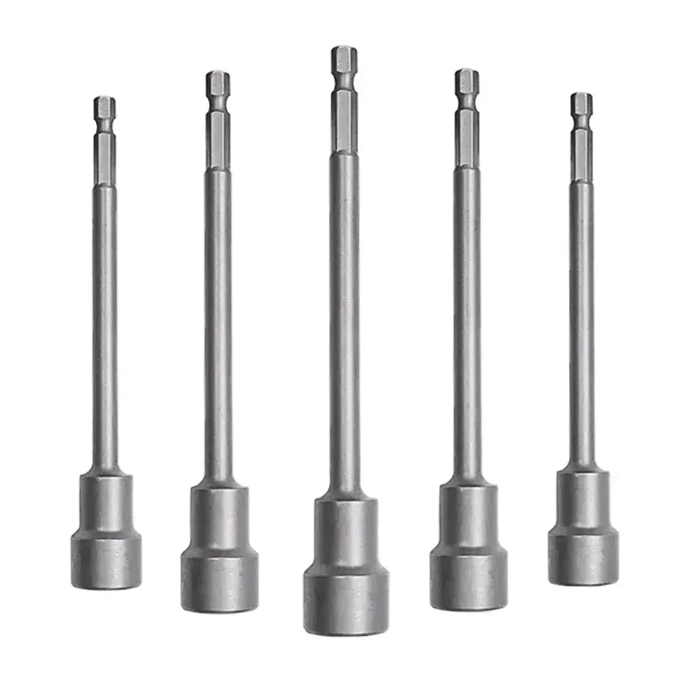 1PC Length 150mm Hexagon Nut Driver Drill Bit Adapter Socket Wrench Extension Sleeve Adapter For Electric Screwdriver Handle 5