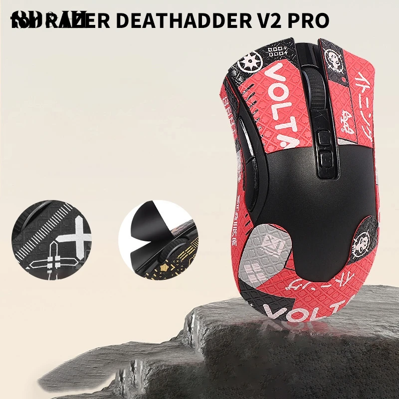 Mouse Grip Tape Skate Handmade Sticker Antiscivolo Suck Sweat Per Razer Viper Ultimate Deathadder V2 Pro Mouse Wireless