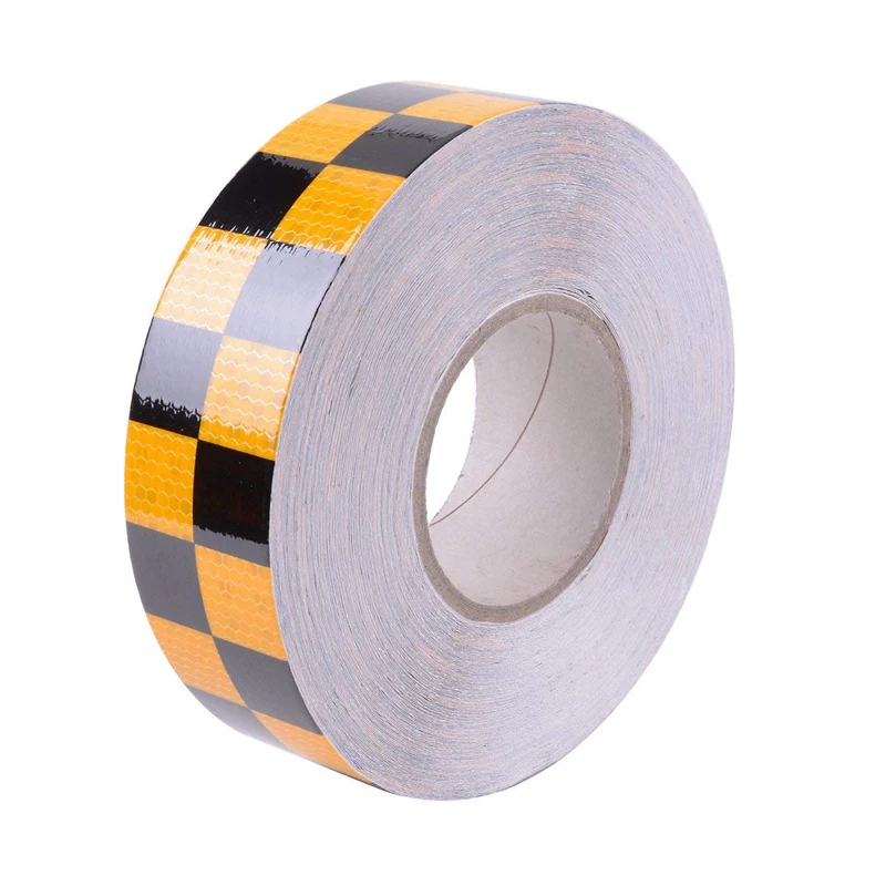 5cmx25m/Roll Self-Adhesive Square Waterproof High-Strength Motorcycle Reflective Tapes For Trailers Car