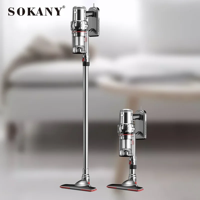 

Cordless Vacuum Cleaner, Stick Vacuum 22KPa Powerful Suction, Stand-Up Design and Quiet Vacuum for Carpet Hard Floor Pet Hair