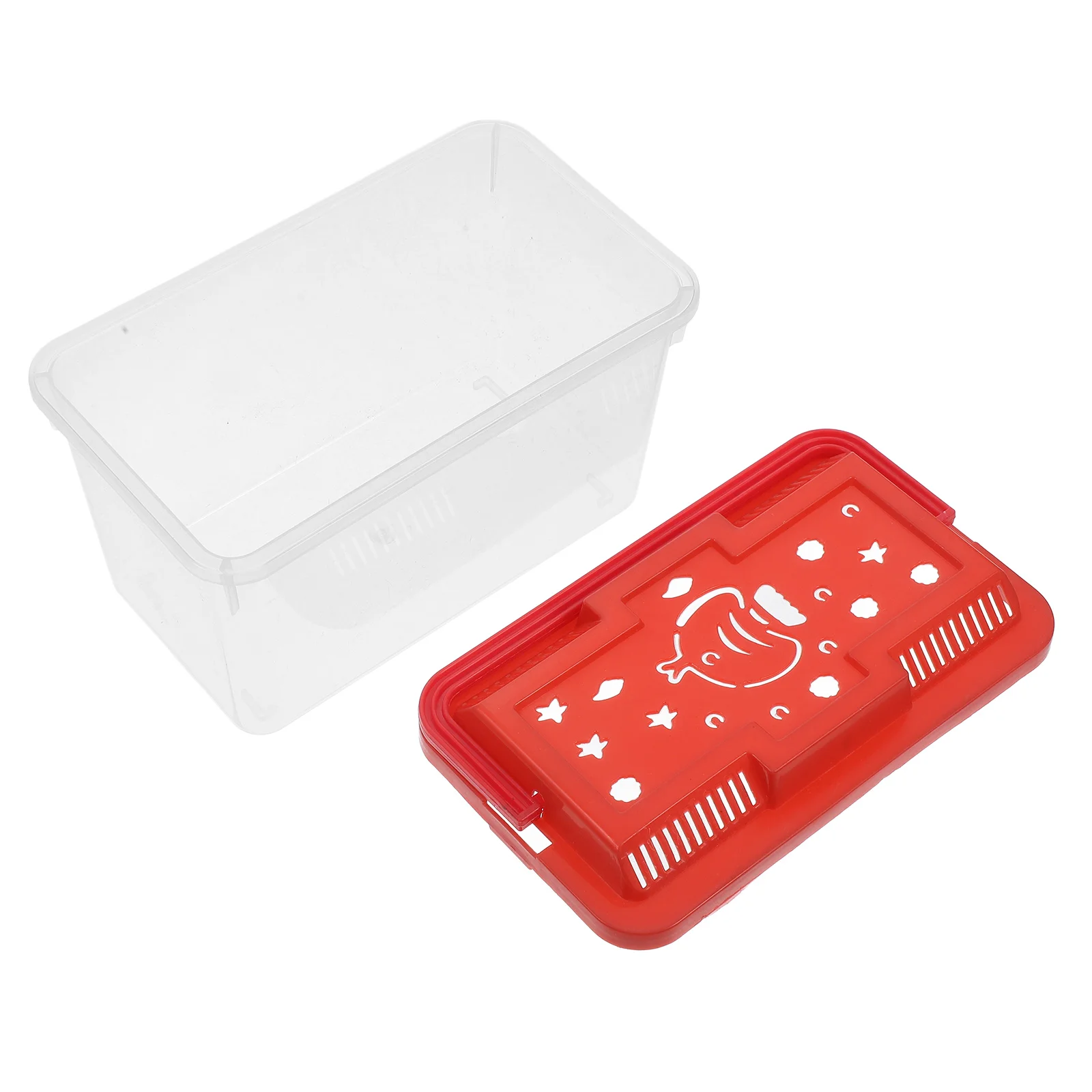 Portable Pet Carrier Transparent Fish Tank Aquarium Box For Turtles Small Animals Abs Tank Travel Fish Critter