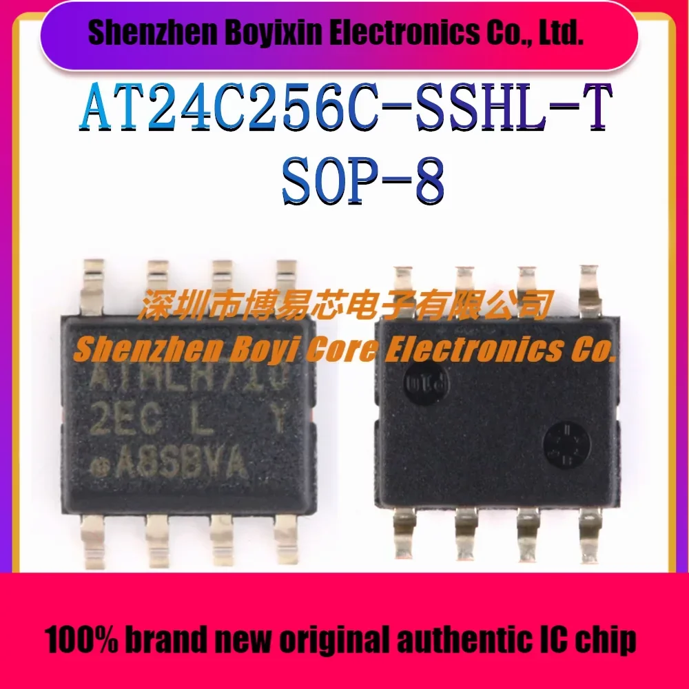 

AT24C256 AT24C256C-SSHL-T 2ECL SOP-8 Patch 8 Feet New Original Genuine IC Chip