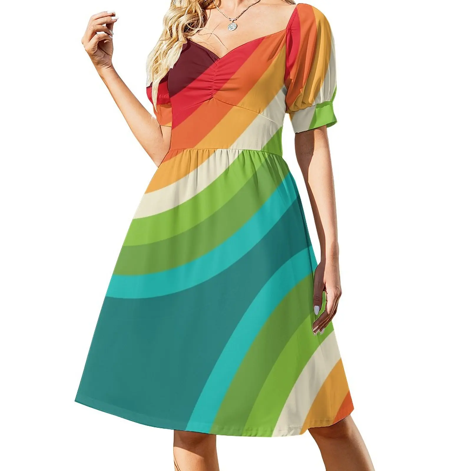 

70s Dress Summer women's clothing Dress for girls summer clothes for women