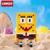 Linkgo Sanrio Micro Building Blocks SpongeBob Melody Cinnamoroll Mike Winnie The Pooh Mini Brick Figure Toy For Christmas 5