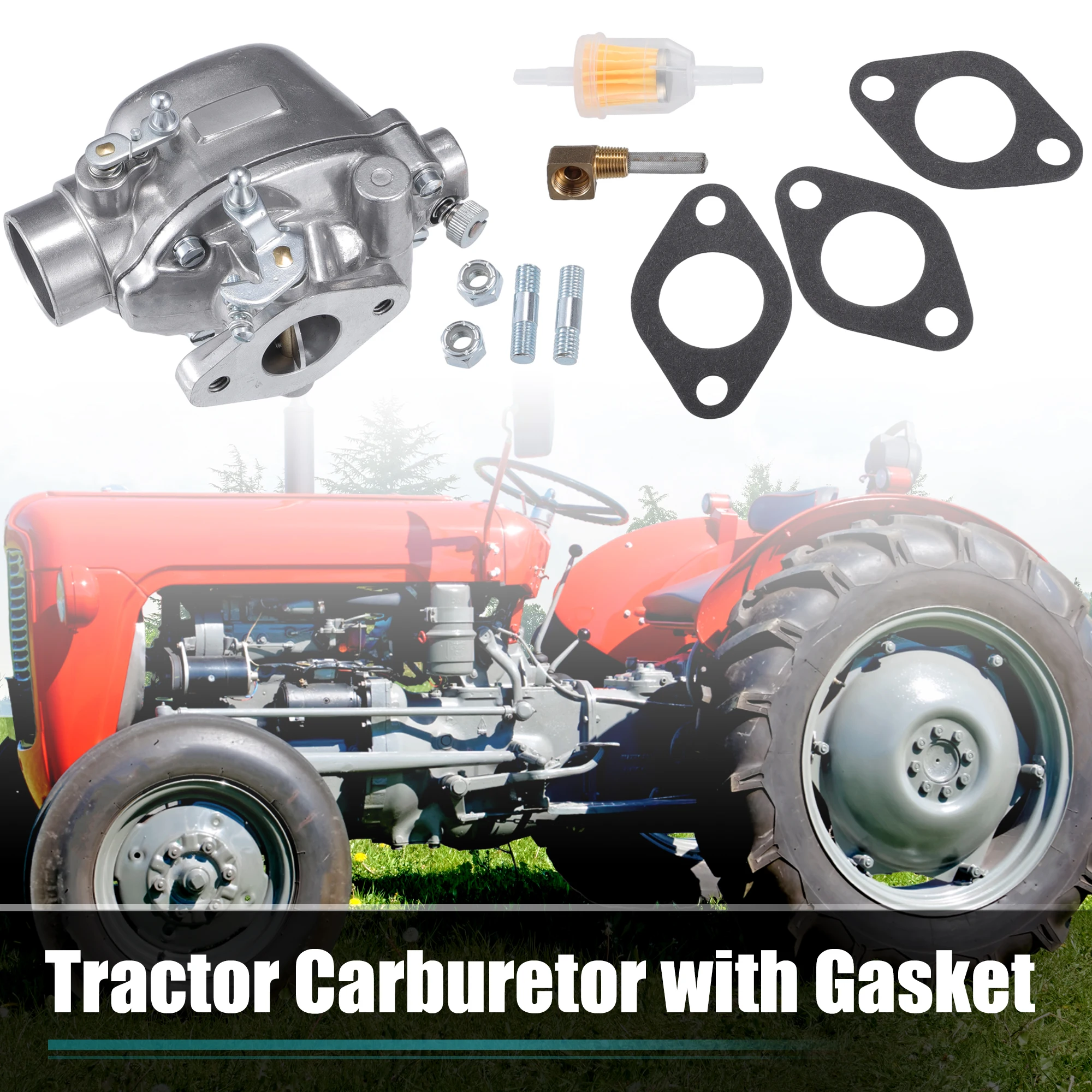 

Карбюратор Motoforti с прокладками и болтами, 1 комплект, для Трактора Ford 2N 8N 9N 1939-1952, карбюратор для трактора с прокладкой