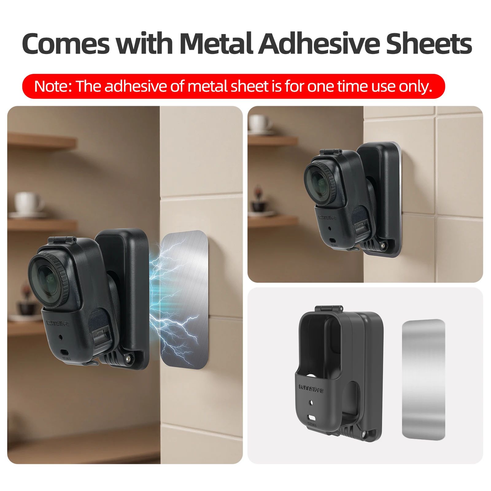 Magnetic 360° Rotating Tabletop Stand for Vertical Mount Photography