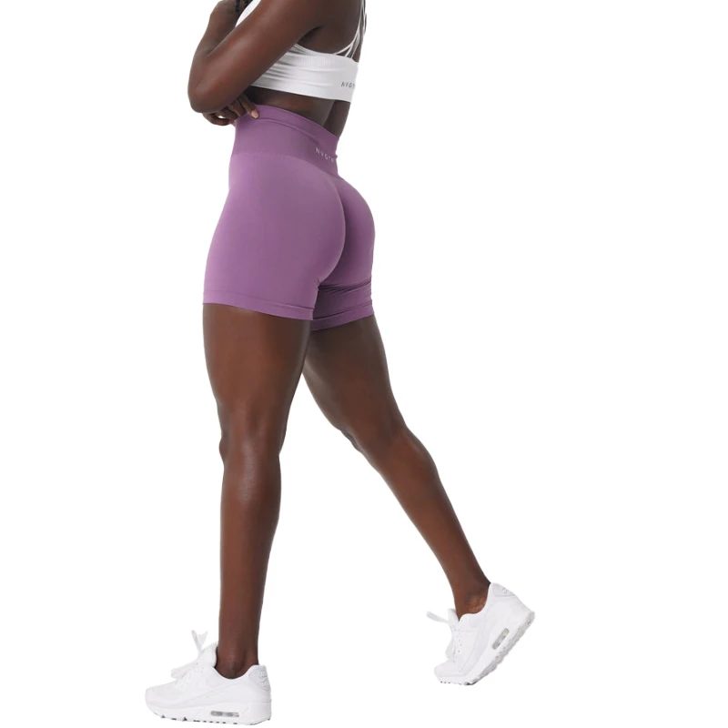 Gymfashionwomen's Seamless Spandex Yoga Shorts - Gym & Fitness Nylon Tights