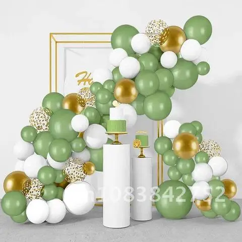 

Balloon Arch Chain Decoration Birthday Party Balloons For kids Baby Shower Decor Green BlackGold Blue Birthday Wedding Balloons