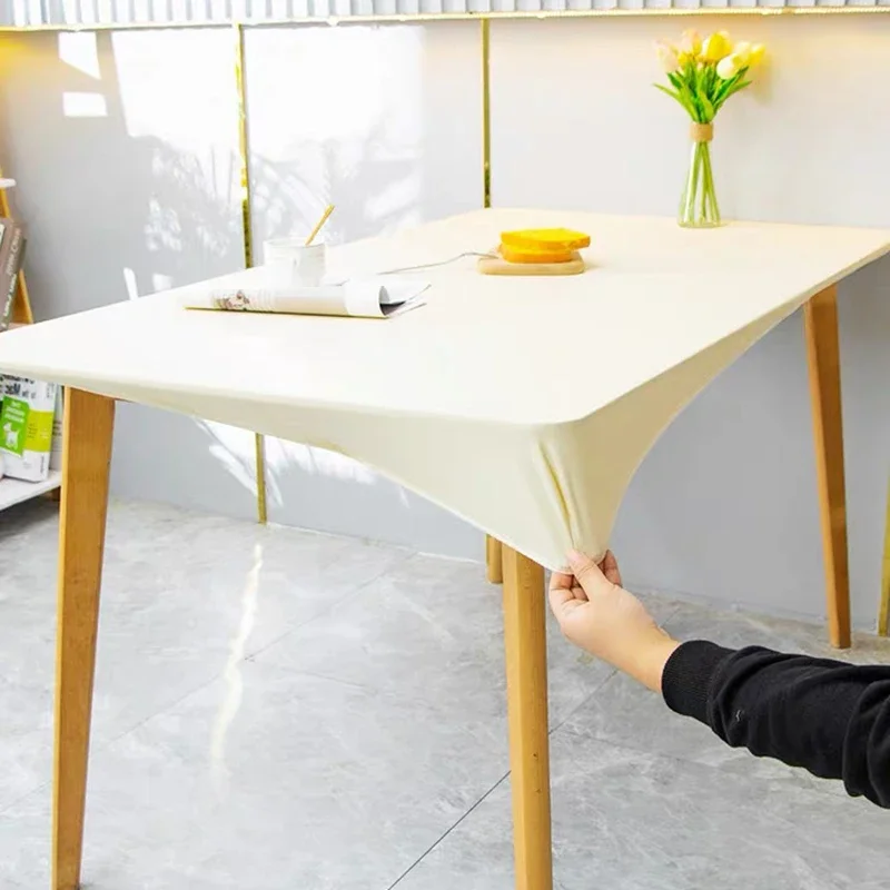 1PC Leather Elastic tablecloth Square Round Table cover Waterproof dinning table cloth Protector Desk mat Table Cloth,Leather Table Cloth,Table Protector