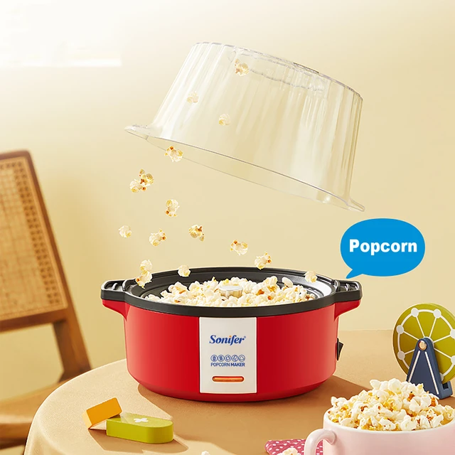 Popcorn Maker Household Healthy Hot Air Oil Free Corn Machine Popcorn For  Kitchen Kids Home-made Diy Popcorn Movie Snack Sonifer - Popcorn Makers -  AliExpress