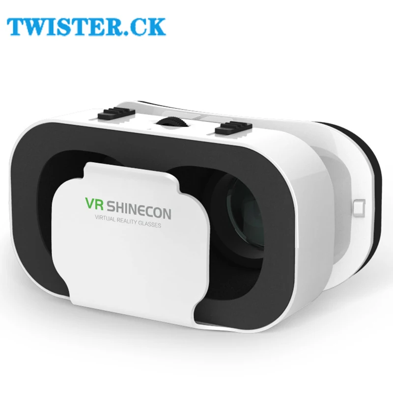 VR Headset New VR Shinecon Thousand Magic Mirror Headset Version Compact Virtual Reality 3D Glasses Helmet for Smartphone With Gamepad