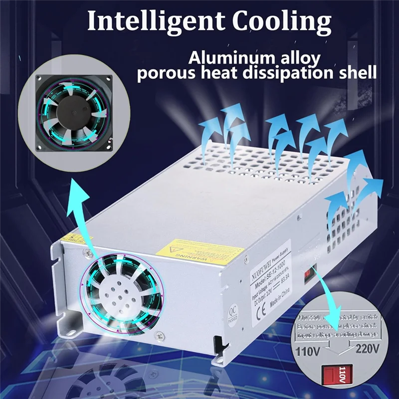 N96R DC 60V 20A 1200W 전원 공급 장치 110V AC-DC 60V 변환기..