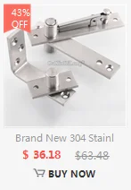 Description Picture 5 of item1Set Heavy Duty Door Hinges 360° Rotary Hydraulic Buffer Floor Spring Door Pivot Hinge Door Shaft Up and Down Install Load 300KG