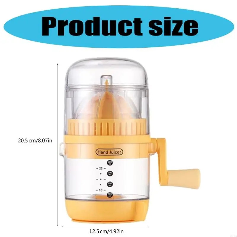 에너지 절약 수동 감귤류는 탈착식 구성 요소 및 보안 손잡이가있는 프레스