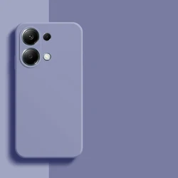 Soft Liquid Silicone Protective Phone Case - Enhanced Protection and Style for RedmiNote 13 Pro 5G (Lavender Grey)