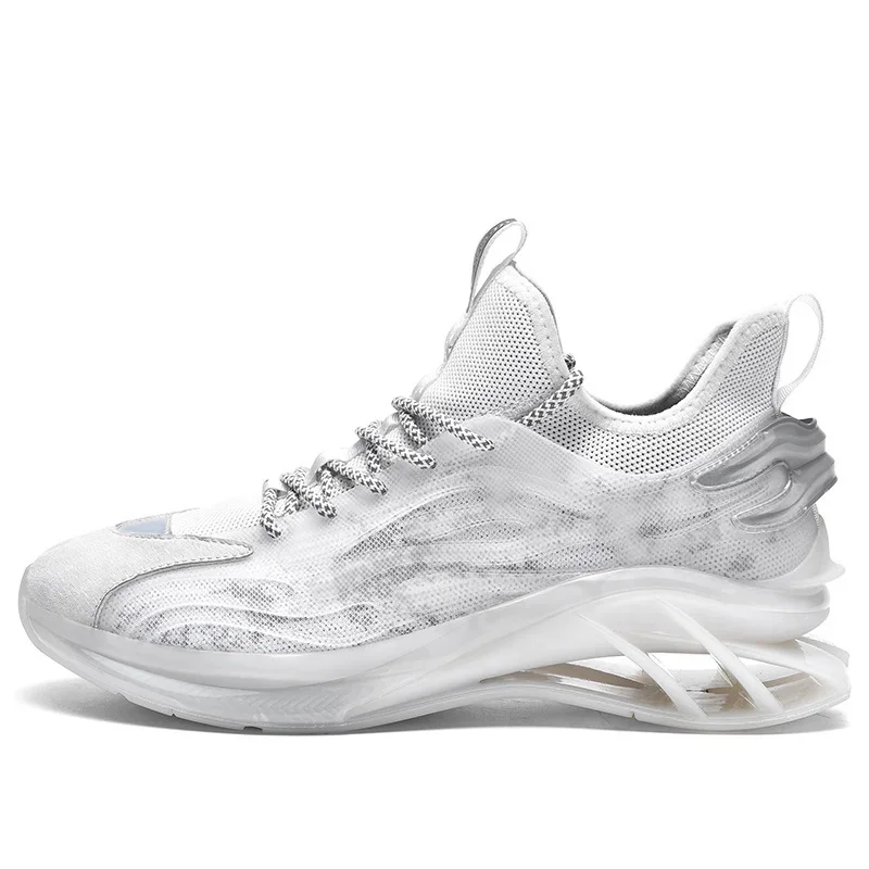 New Designer Reflective High Top Men Sneakers Breathable Running Shoes for Men Young Run Gym Trail Outdoor Walking Sports Sh