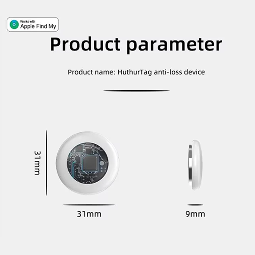 Anti Lost Tracker GPS Locator Anti Lose Tracker Item Locator Anti Lost Locator Smart Bluetooth GPS Tracker Airtag Work with Apple Find My APP ITag Anti Lost Locator Pet Finder Air Tags for IOS