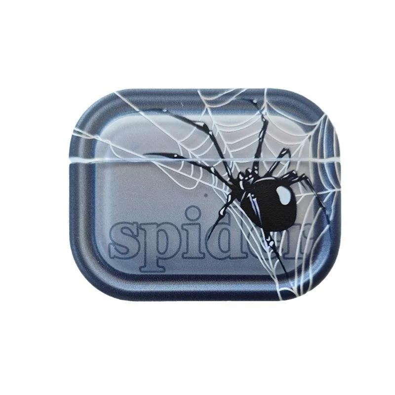 

Black Spider Web Case for AirPods Pro2 Airpod Pro 1 2 3 Bluetooth Earbuds Charging Box Protective Earphone Case Cover