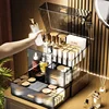 32x32x20cm Acrylic Luxury Cosmetics Storage Box Desktop Large Capacity Skin Care Lipstick Jewelry Dustproof Organizer Rack 3