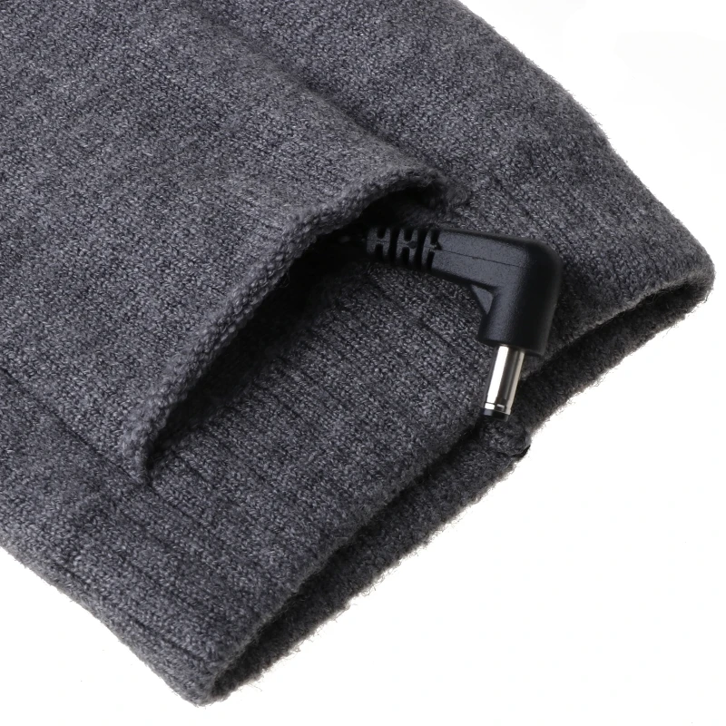 Men Women Winter Warm Electric Heating Socks 3 Gears Adjustable Temperature 3.7V Rechargeable Heated Cotton Stockings