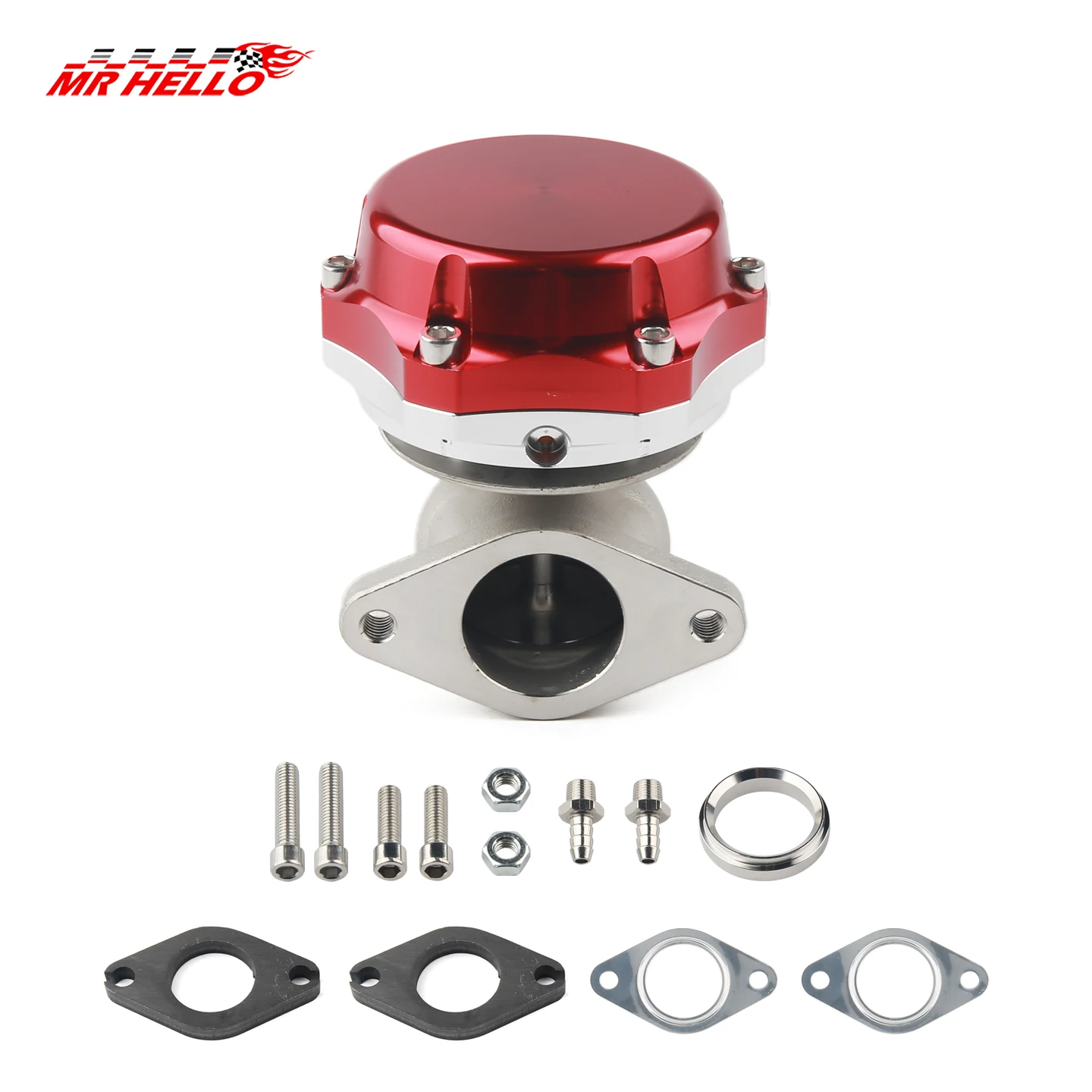Racing car 38mm External Turbo Exhaust Manifold Wastegate with Dump Ring 14PSI