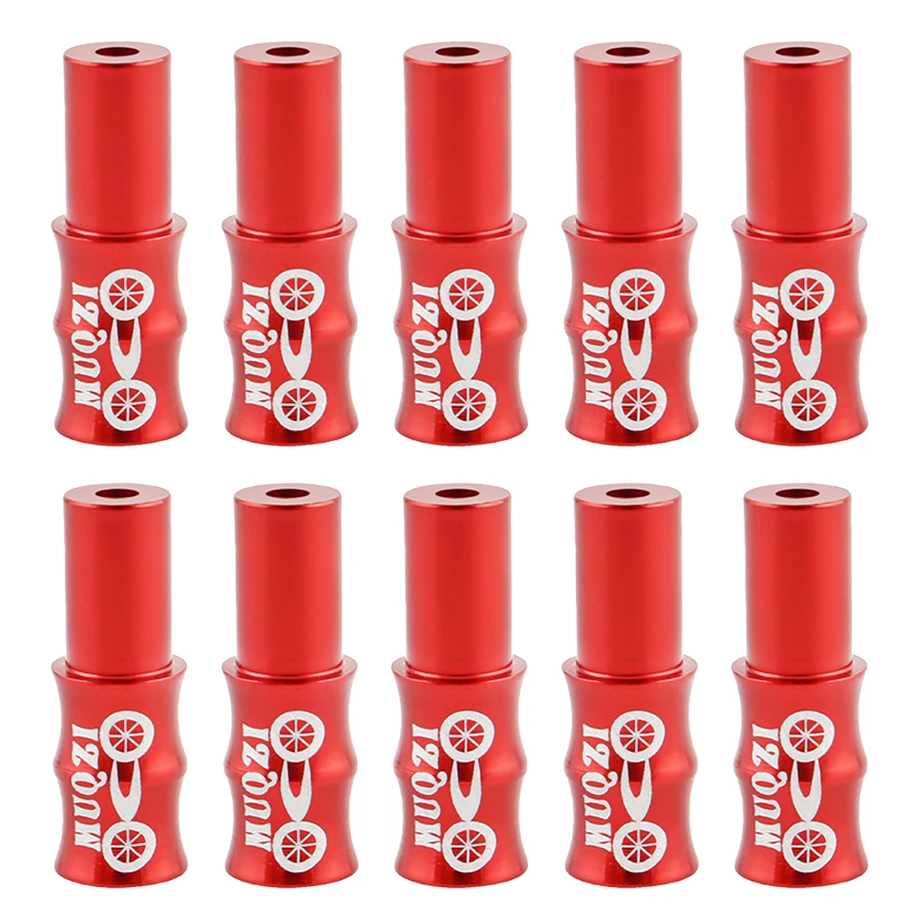 

Parts Bicycle Cable Cap Fittings Kit Replacement Speed Brake Tube Cap Variable 10pcs Accessories Aluminum Alloy