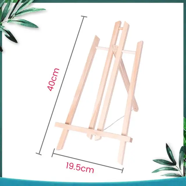 (NEW) 8Pack Wood Easels, Easel Stand For Painting Canvases, And Crafts Tripod, Painting Party Easel For Kids Student School 5