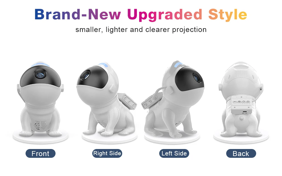 Space Dog Galaxy Projector Planetarium Night Light 13 in 1 U - AIXIVO product image