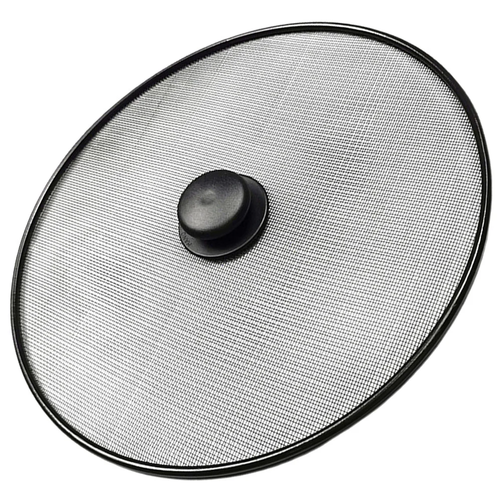 

Grease Splatter Screen Frying Pan 29Cm Stainless Steel Oil Splash Guard Skillet Lid Pan Lid Fine Mesh Splash Guard Knob
