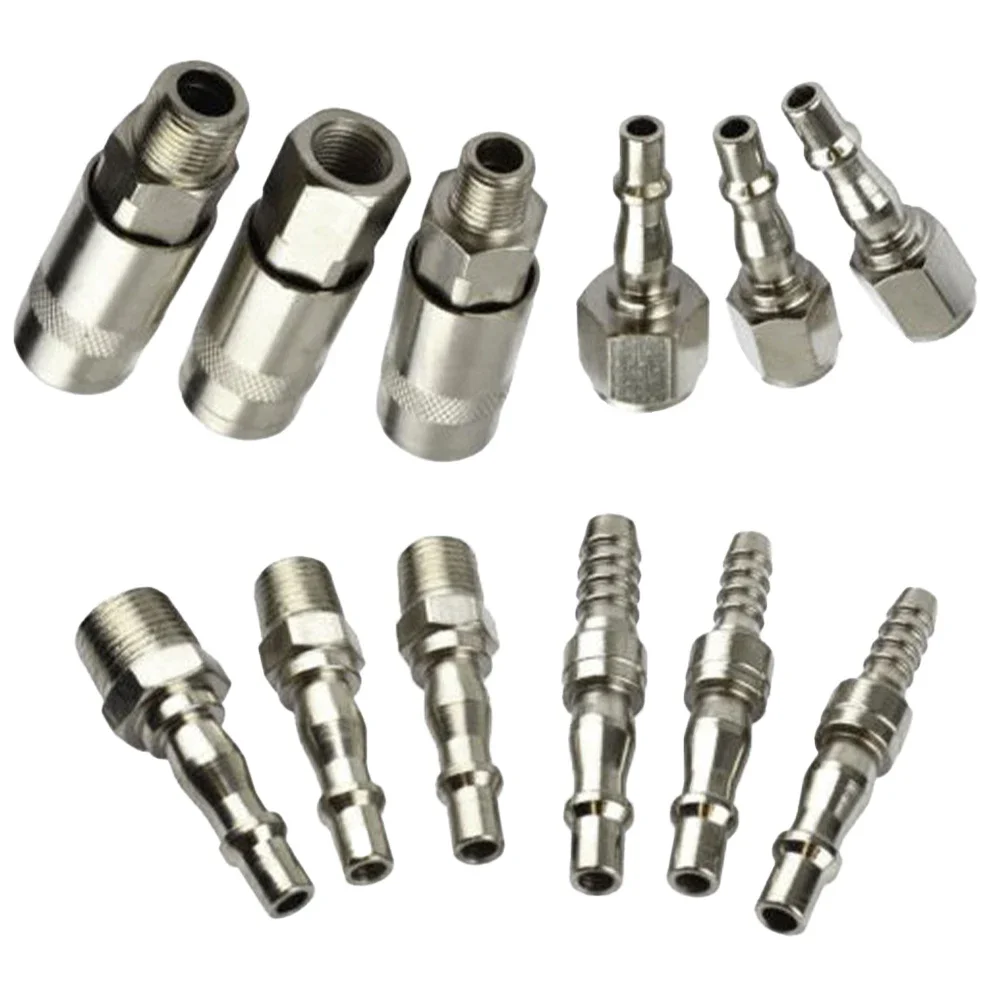 Air Line Hose Fitting Set Featuring Spring Loaded Quick Disconnect and ...