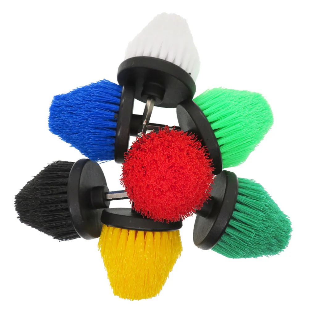 2.5In Cone Electric Drill Brush Cleaner Brush Auto Tires Cleaning Tools Polishing Cone For Cleaning Bathtub Floor Tile drill brush power scrubber drill brush electric drill brush
