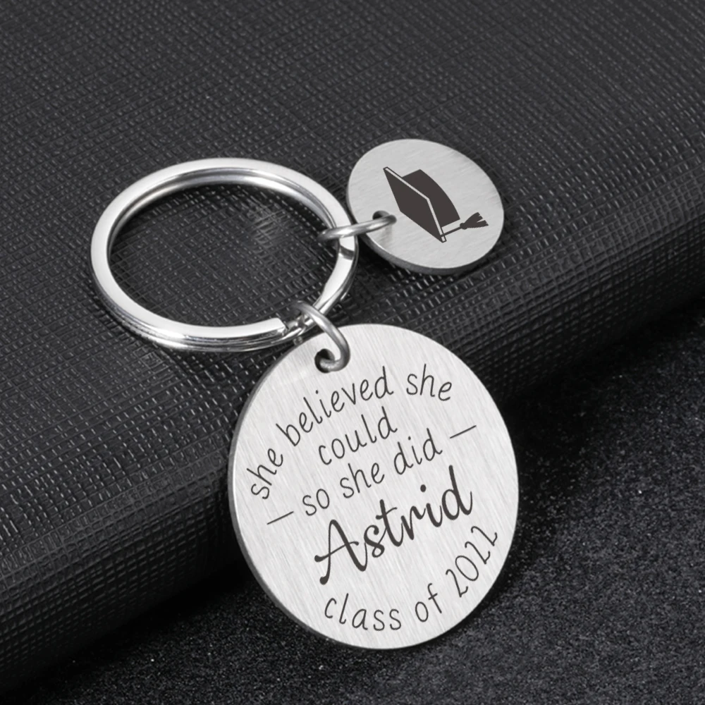 

Personalised Keychain Custom Class Gift Souvenir Keychains Give To Students Classmates And Friends As Graduation Gifts Keyring