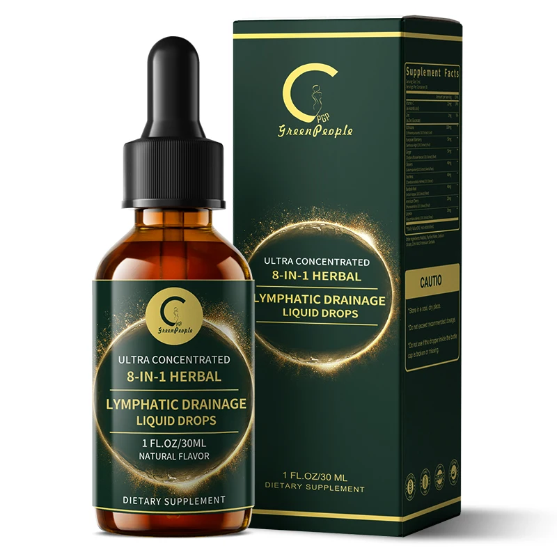 GPGP Greenpeople Lymphatic Drainage Drop Lymphatic Support Detox & Circulation Promote Digestive Strengthens Defenses & Immune