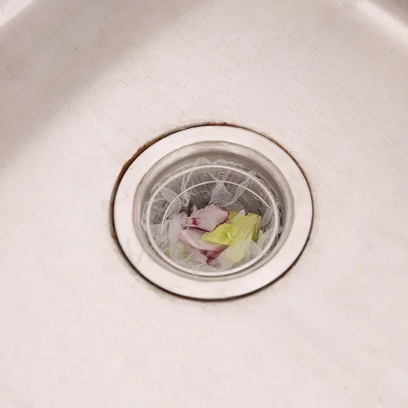 Kitchen Sink Filter Sink Strainer Sink Filter Kitchen Sink Strainer Hair Drain Catcher 100pcs Disposable Sink Filter Kitchen Sewer Net Garbage Filter Bag Sink Strainer Accessories Bathroom Drain Hair Anti-blocking