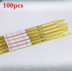 High - Precision Brass Copper Drilling Electrodes - Single - Channel, 100pcs, 400mm Length, 0.3 - 2.0mm Diameter Range - 1.2X400mm  100pc