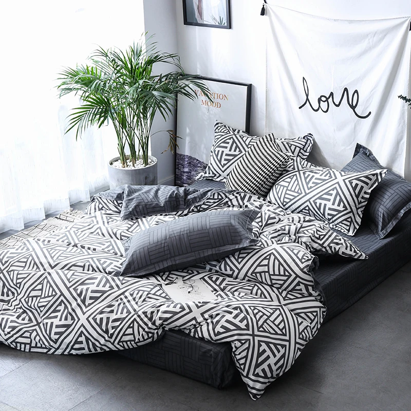 157147-c048f5.jpg Dropshipping Luxury geometric pattern Duvet Cover Pillowcase FR King US Queen UK Double 2 3pcs 220 Luxury geometric pattern Duvet Cover + Pillowcase, FR King US Queen UK Double 2/3pcs, 220x240, 228x228 Mallzona