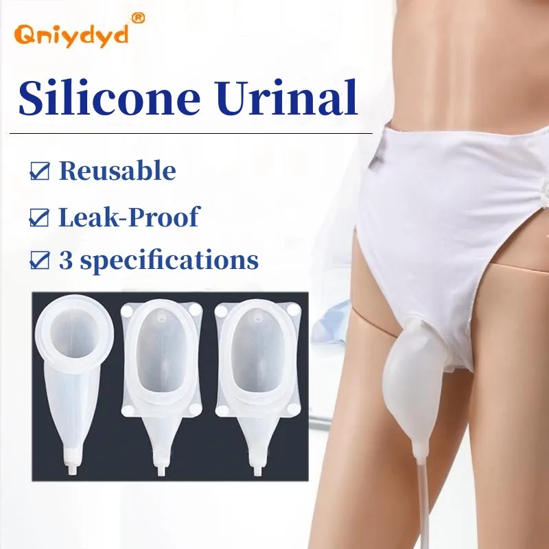 Urinary Receiver for Men Women Elderly Silicone Urinal Bedridden Patients Underwear Urinating