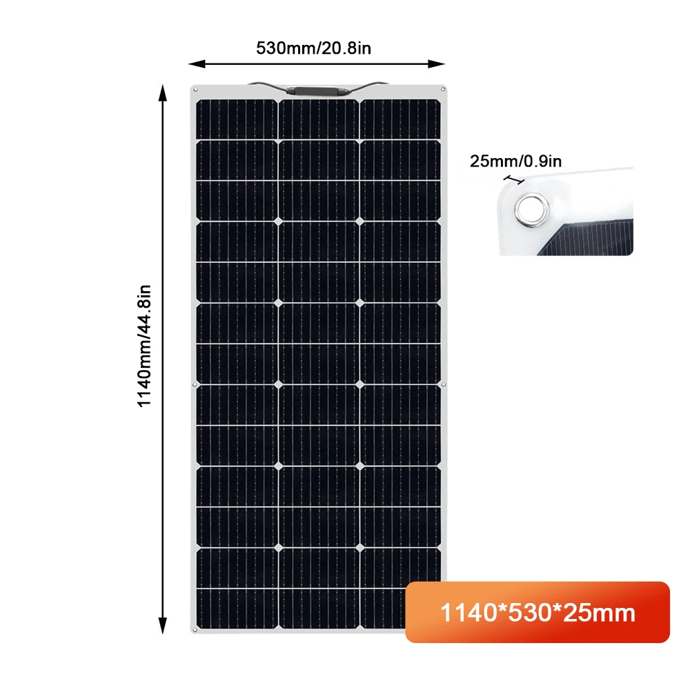 Kit panneau solaire 12V 800W chargeur de batterie RV bateau