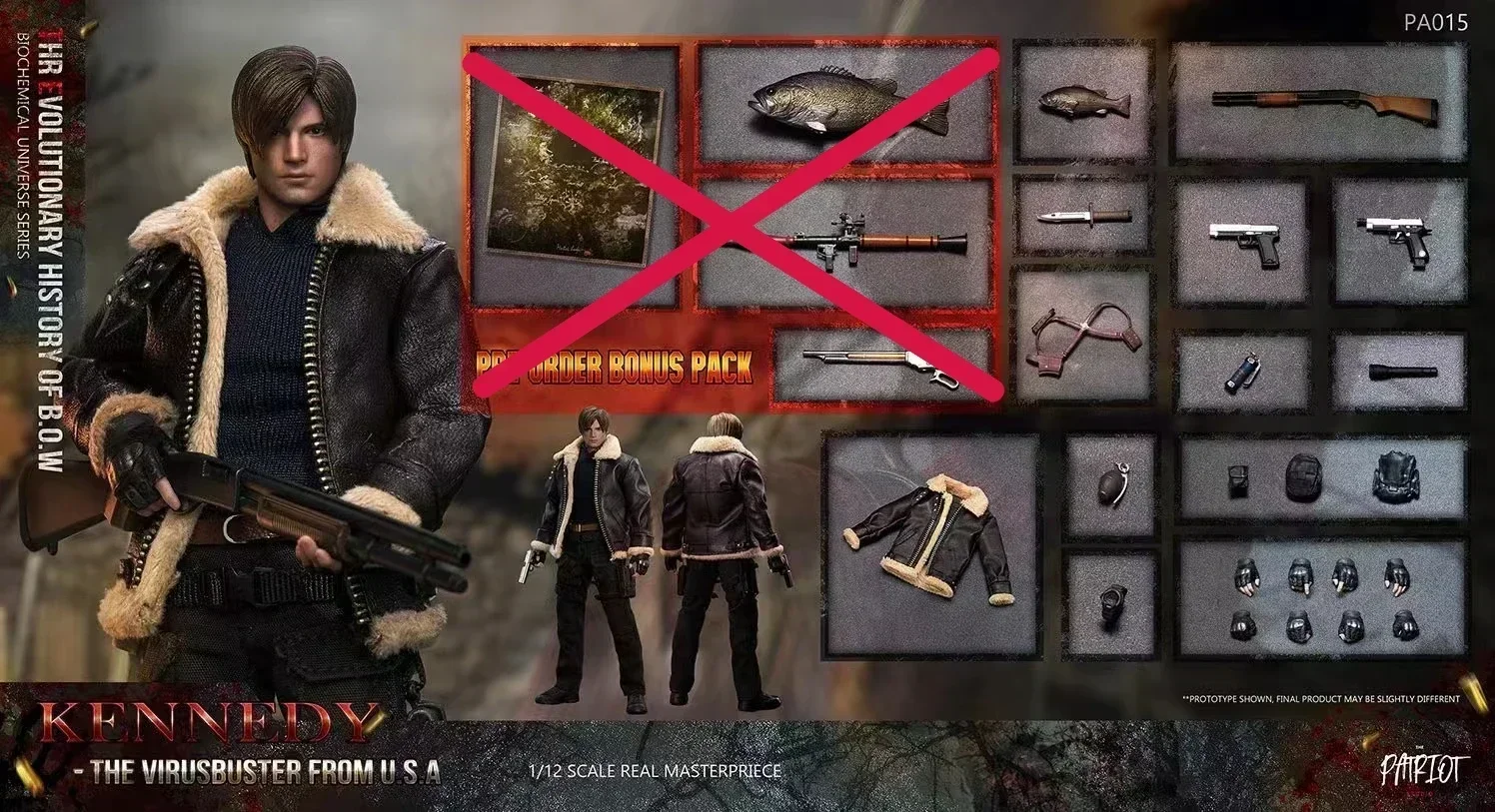 Em estoque, modelo em escala 1/12 do Patriot Studio 'Patriot