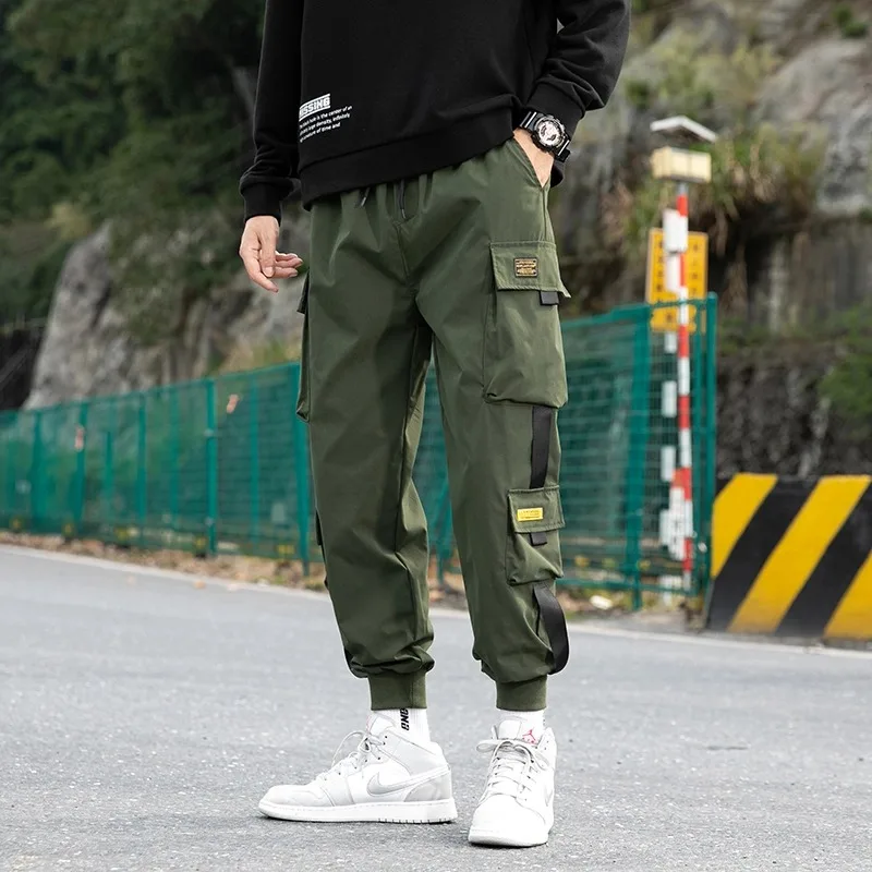 Men's Sweatpants Motorcycle Baggy Pants Male Clothes Gym Sport Big Size Mens Trousers Clothing Cargo Y2k Tracksuit J