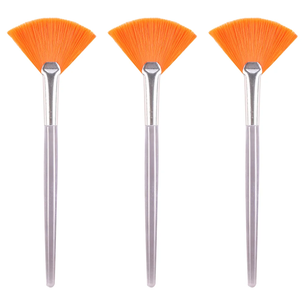 

Mask Brushes Facial Brushes Fan Makeup Brushes Soft Portable Mask Brushes Cosmetic Tools For Women Girls Fan Makeup Brushes