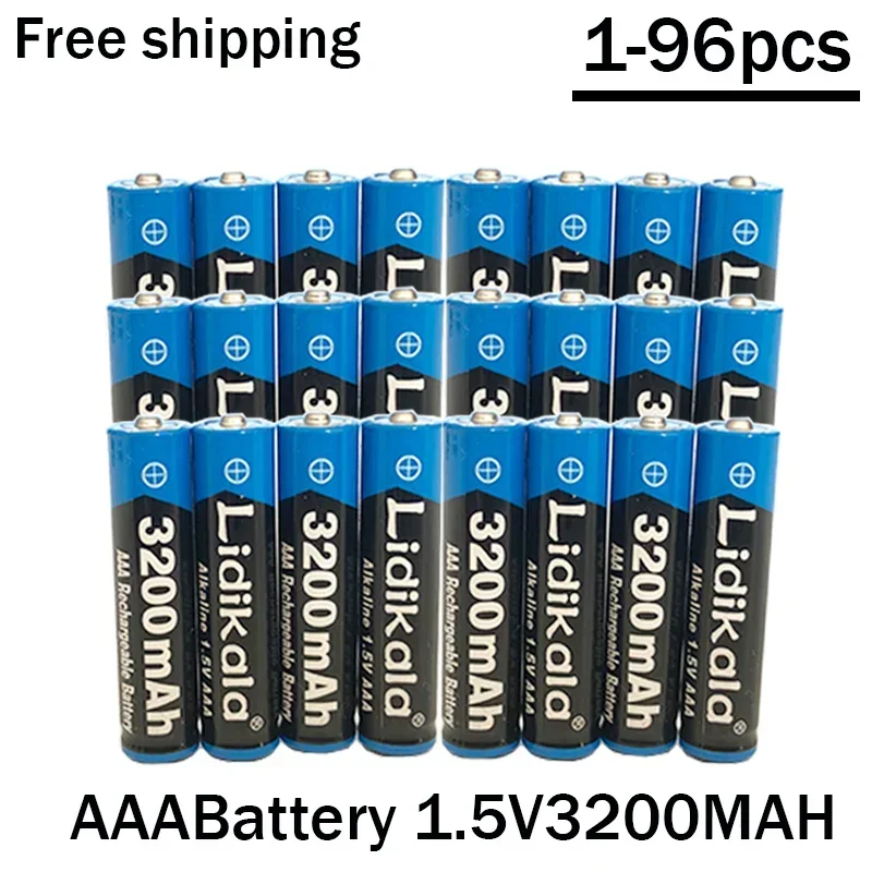 

Aaa Battery Free Shipping 1.5V 3200mah Rechargeable Battery Lithium ion Battery for Watches, Mouse, Computer Toys, etc