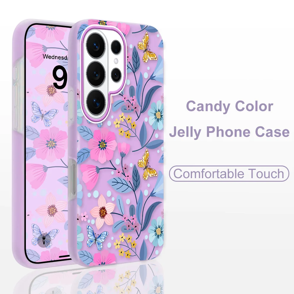 Bright Flowers Candy Colored Phone Case - Vibrant Protective Cover
